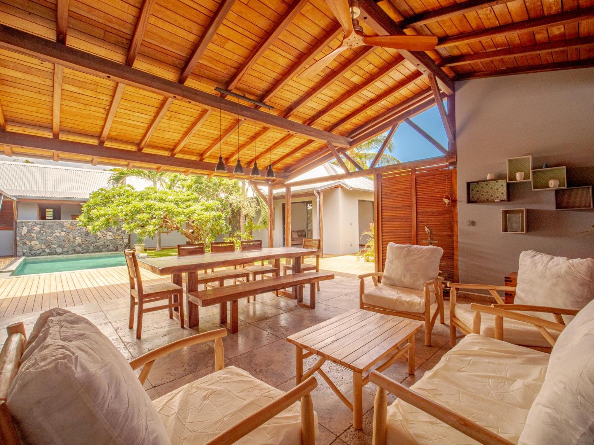 La Kaz Veloutier - Villa 4 Chambres Avec Piscine La Saline Le Bains Εξωτερικό φωτογραφία